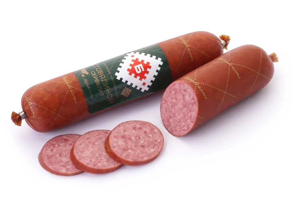 Сервелат "С <b>говядиной</b>"