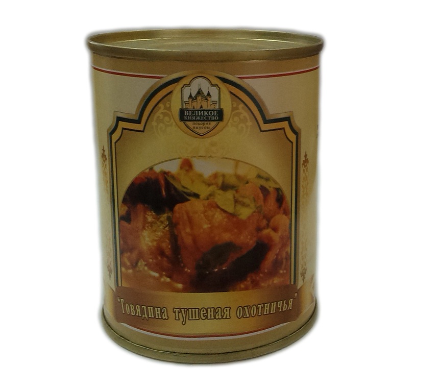 <b>Говядина</b> Охотничья в соусе 340г.
