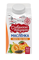 Напиток кисломолочный "Маслёнка" на основе пахты "Манго-чиа-тыква" 1,5% 0,5 кг